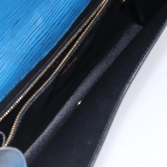 LOUIS VUITTON Epi Art Deco Clutch Bag Blue - Picture 11 of 16